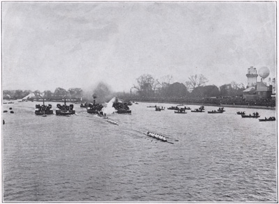 The Boat Race (1895), from Barnes Bridge